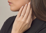 Valentine Rose Gold 18k Full Set Natural Eternity Ring