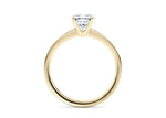 1477 Classic Solitaire Yellow Gold 18k Cushion Engagement Ring