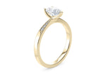Delicacy Vintage Yellow Gold 18k Pear Engagement Ring