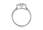 Rosa Vintage Platinum Radiant Engagement Ring