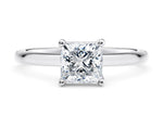 Paloma Solitaire Platinum Princess Engagement Ring