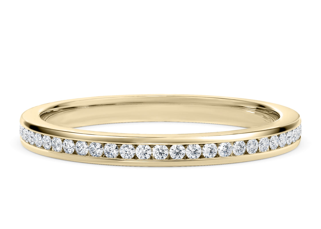 Adarna Yellow Gold 18k Full Set Eternity Ring