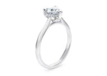 Hope Solitaire Platinum Heart Engagement Ring