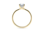 Paloma Solitaire Yellow Gold 18k Asscher Engagement Ring