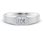 Olympus Radiant  White Gold 18k Wedding Band