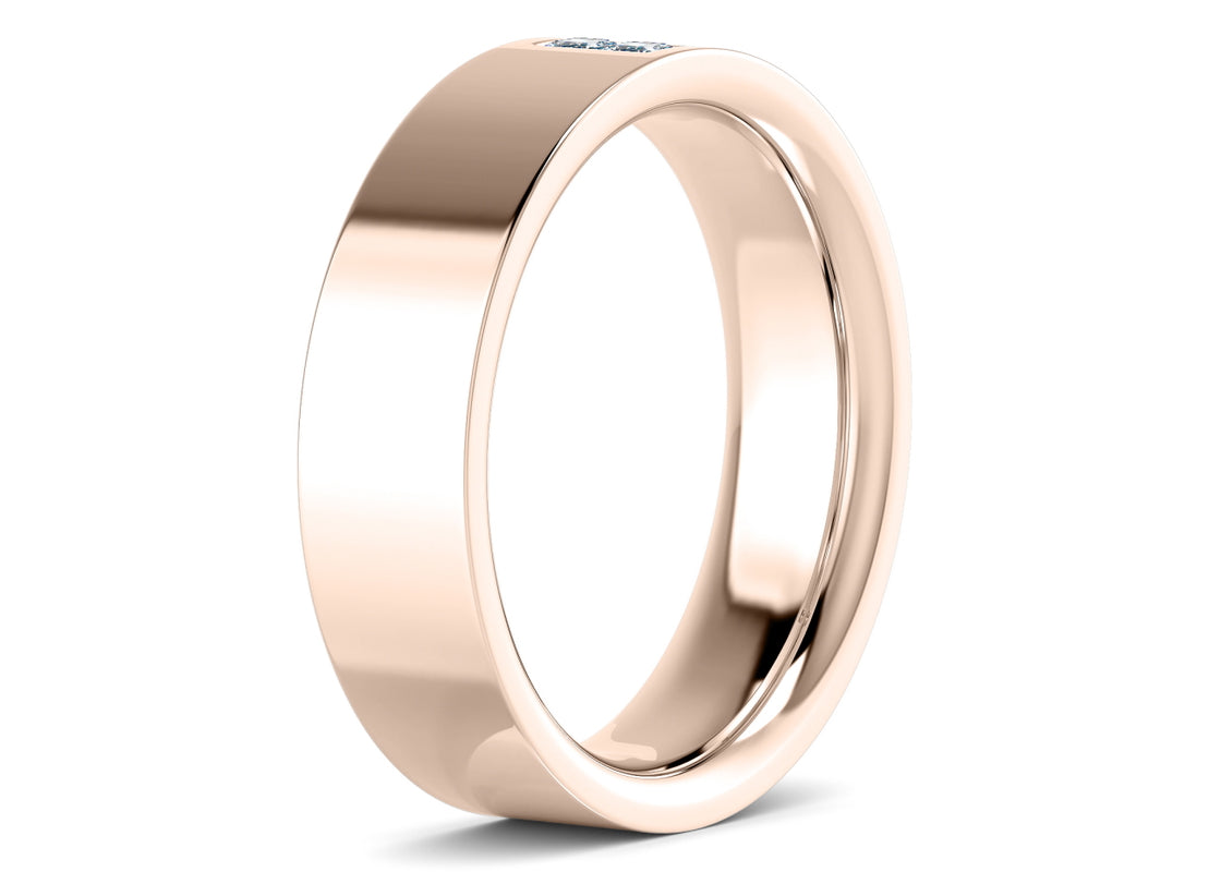 Jakob Rose Gold 18k Wedding Band