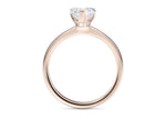 Delicacy Solitaire Rose Gold 18k Heart Engagement Ring