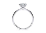 Starlight Solitaire Platinum Heart Engagement Ring