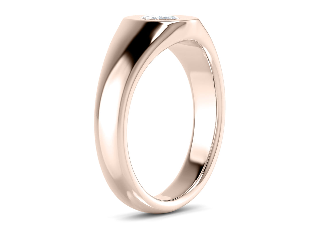 Evander Rose Gold 18k Wedding Band