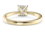 Starlight Solitaire Yellow Gold 18k Princess Engagement Ring
