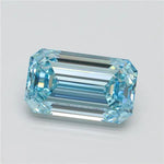 5.02ct Emerald Lab Grown Diamond (Colour Fancy Intense Blue, Clarity VVS2, IGI Certified)