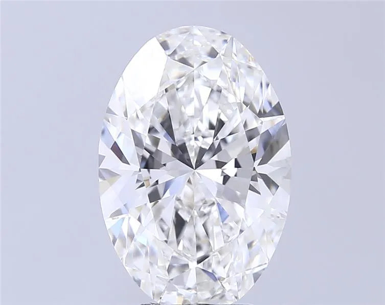 5.50ct Oval Lab Grown Diamond (Colour E, Clarity VVS2, IGI Certified)