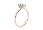 Paloma Solitaire Rose Gold 18k Pear Engagement Ring