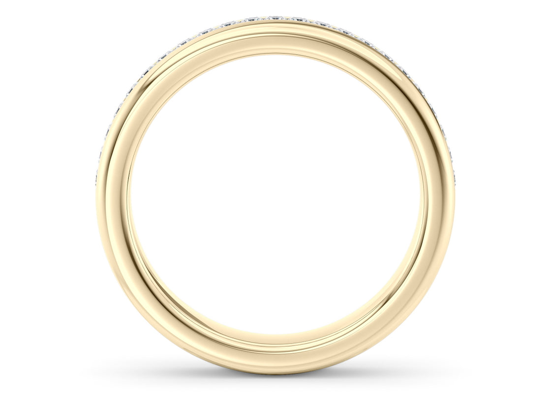 Zeus Yellow Gold 18k Wedding Band