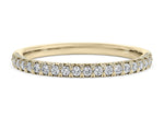 Kindrea Yellow Gold 18k Half Set Eternity Ring