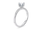 Starlight Compass Solitaire Platinum Asscher Engagement Ring