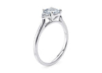Rosa Vintage Platinum Cushion Engagement Ring
