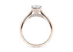 Iris Solitaire Rose Gold 18k Oval Engagement Ring