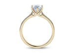 Principessa Solitaire Yellow Gold 18k Round Engagement Ring