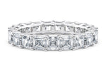 Regent Asscher Full Set White Gold 18k Lab Grown Eternity Ring
