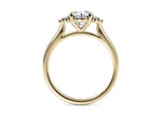 Rosa Vintage Yellow Gold 18k Round Engagement Ring