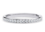 Tsarina White Gold 18k Half Set Eternity Ring