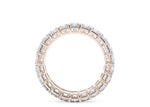 Regent Princess Full Set Rose Gold 18k Lab Grown Eternity Ring