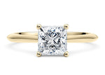 Hope Solitaire Yellow Gold 18k Princess Engagement Ring