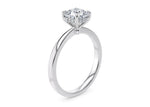Starlight Solitaire Platinum Cushion Engagement Ring
