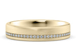 Andreas Brushed  Yellow Gold 18k Lab Grown Wedding Band