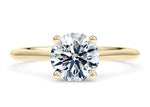 Hope Solitaire Yellow Gold 18k Round Engagement Ring