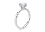 Starlight Solitaire Platinum Asscher Engagement Ring