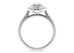 Empress Halo White Gold 18k Oval Engagement Ring