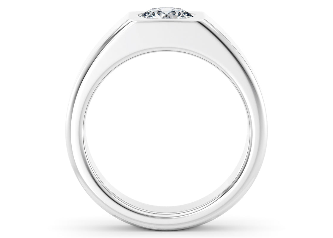 Morgan White Gold 18k Wedding Band
