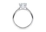 Hope Solitaire Platinum Heart Engagement Ring