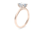 Hope Solitaire Rose Gold 18k Radiant Engagement Ring