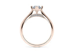 Iris Solitaire Rose Gold 18k Marquise Engagement Ring