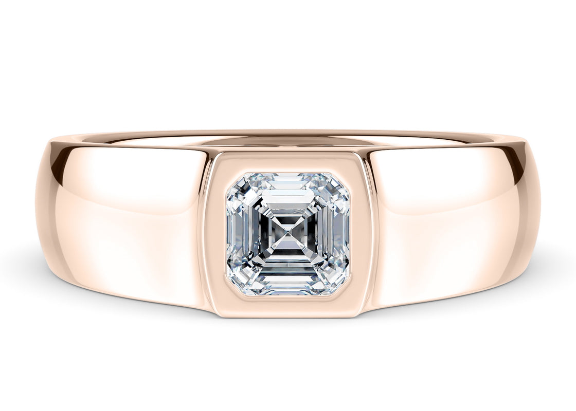 Astor Rose Gold 18k Wedding Band