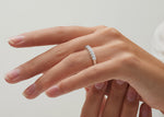 Regent Oval Rose Gold 18k Eternity Ring