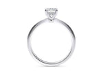 Starlight Solitaire Platinum Emerald Engagement Ring