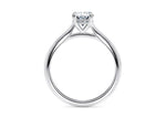 Hope Solitaire Platinum Oval Engagement Ring