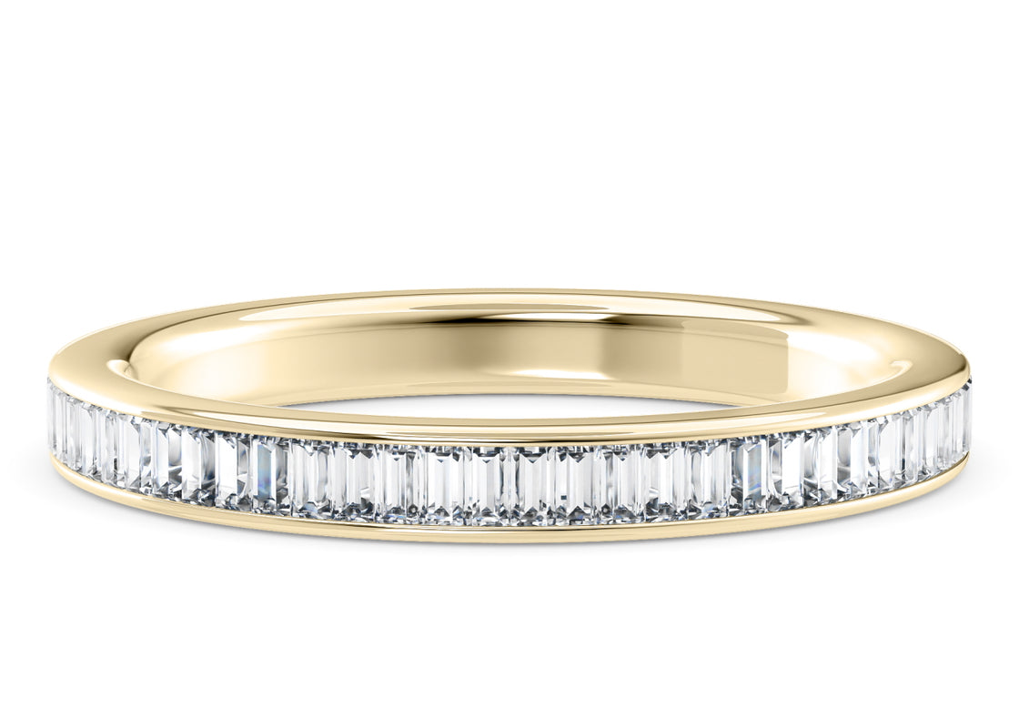 Elegance Yellow Gold 18k Eternity Ring