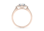 Hampstead Halo Rose Gold 18k Pear Engagement Ring