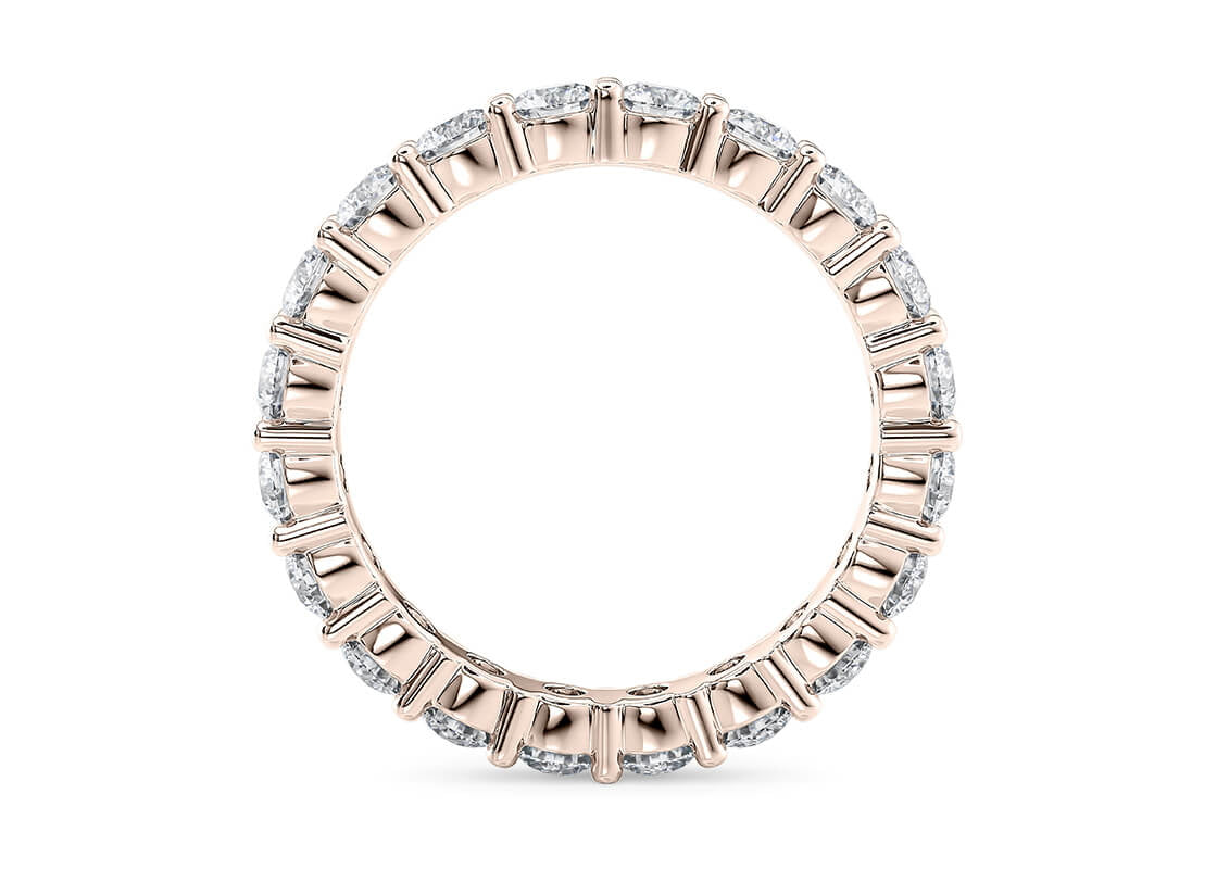 Mayfair Full Set Rose Gold 18k Natural Eternity Ring