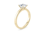 1477 Classic Solitaire Yellow Gold 18k Princess Engagement Ring