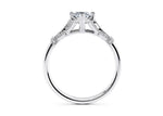 Jasmine Vintage Platinum Marquise Engagement Ring