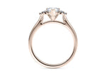 Rosa Vintage Rose Gold 18k Pear Engagement Ring