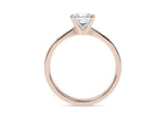 Delicacy Vintage Rose Gold 18k Princess Engagement Ring