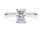 Paloma Solitaire Platinum Radiant Engagement Ring