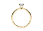 Starlight Solitaire Yellow Gold 18k Oval Engagement Ring